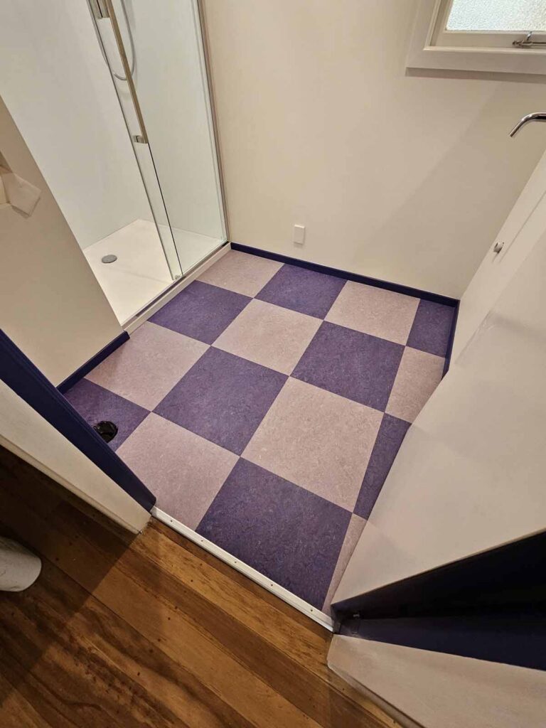 marmoleum tiles